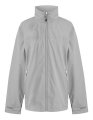Heren Softshell Jas Regatta Ascender Waterproof TRW532 Mineral Grey-Zwart